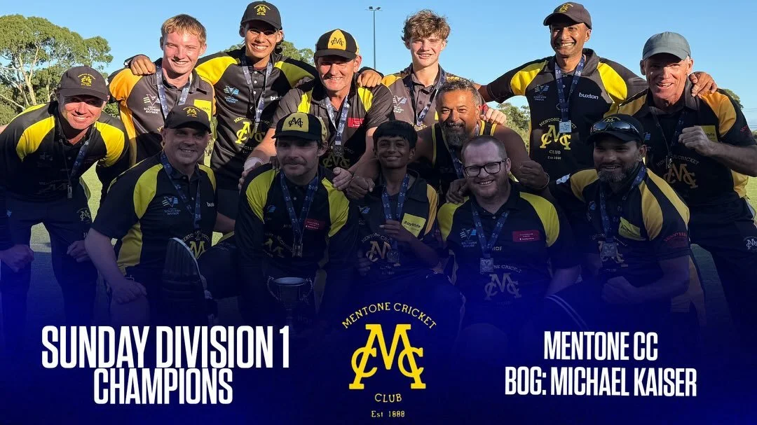 Congratulations to the Sunday Division Premiership Teams!