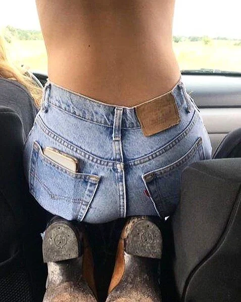🤠💙Inspiration💙🤠 

Squeeze in &amp; let&rsquo;s ride! Where are you road tripping this summer? 🗺

#bikiniblues #bluejeans #bluejeanbaby #levis #denimpocket #cowgirlstyle #empoweredcowgirl #bootsnjeans #bootsandjeans #inspirarionoftheday #roadtrip
