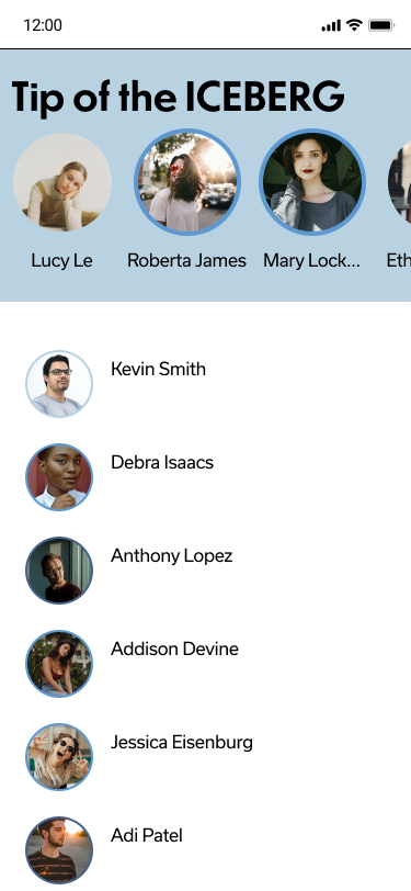 Contacts Page