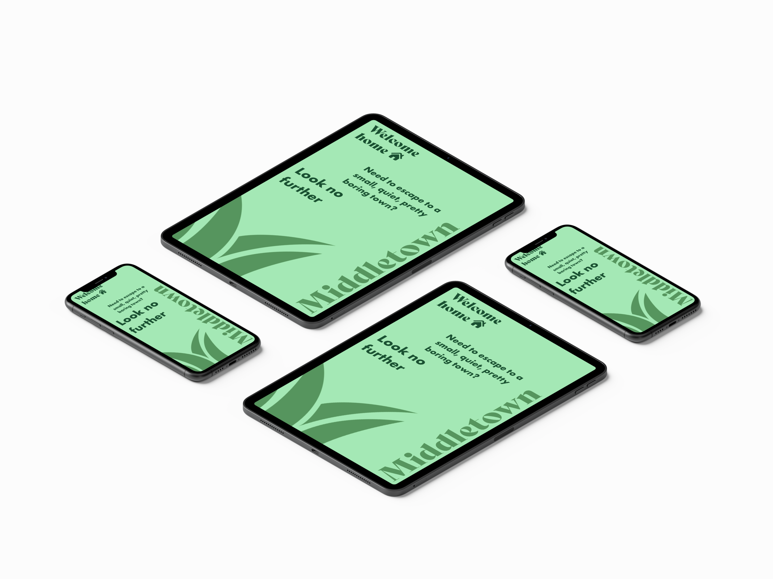 Landing Page for Town's Website