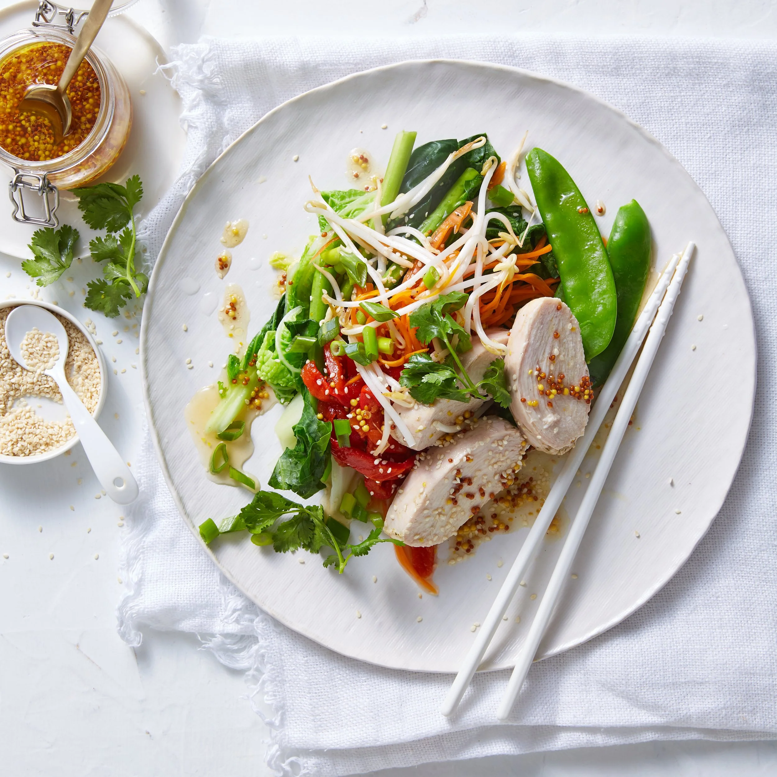 FOOD PHOTOGRAPHYAsian greens with lemon and mustard Chicken 1.jpg