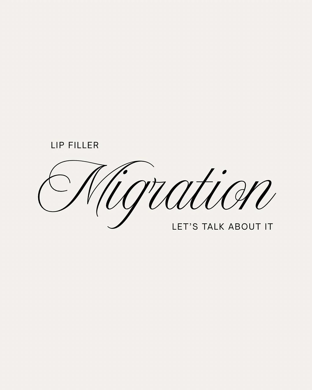 Not sure if your lip filler has shifted?

Filler migration is more common than you&rsquo;d think &mdash; especially with overfilling or placement that doesn&rsquo;t suit your natural anatomy over time.

Here are a few signs to look for:
&bull; A puff