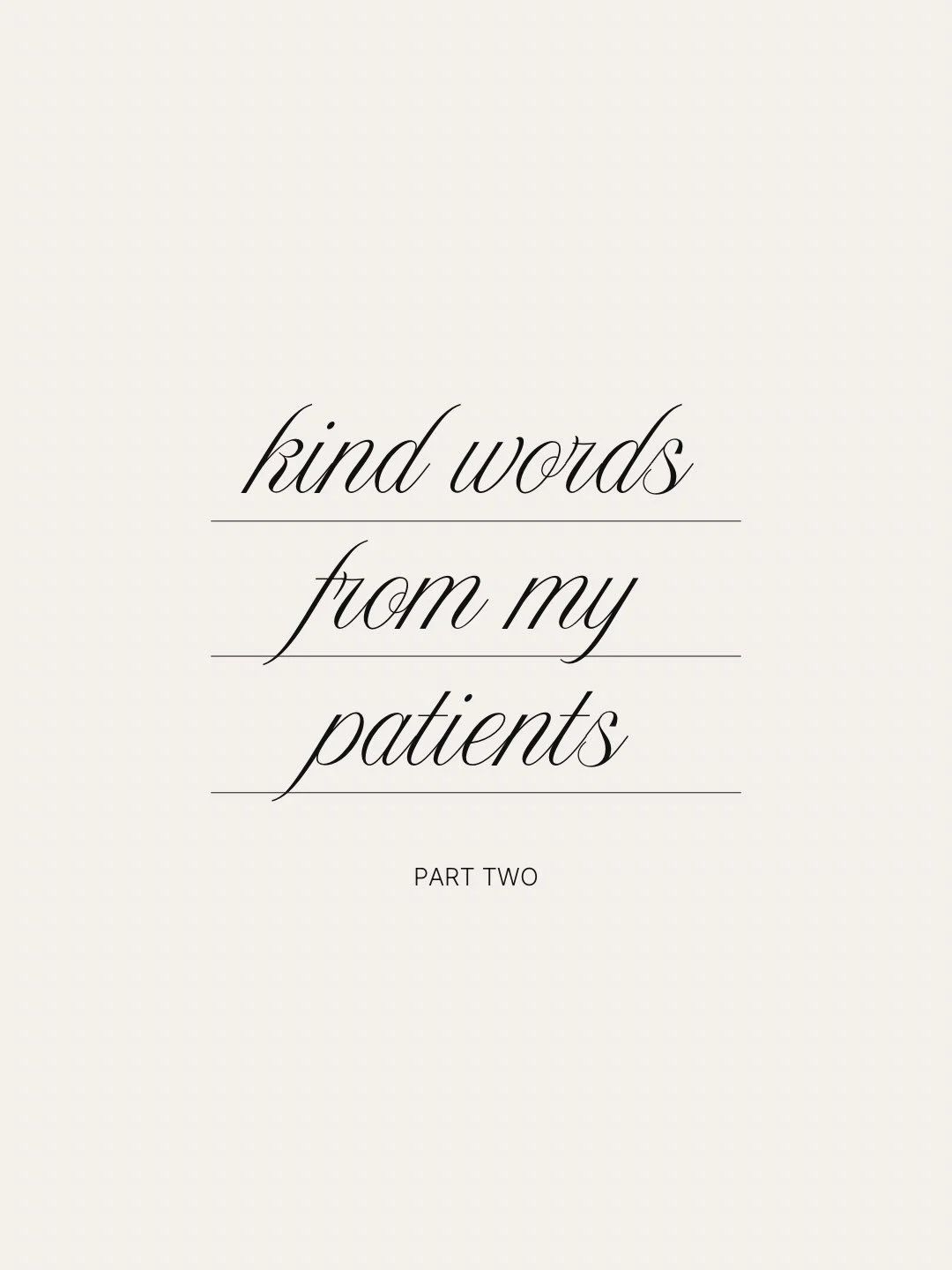 One of the greatest compliments I can receive isn&rsquo;t just that you love your results &mdash; it&rsquo;s that you trust me enough to come back.

Aesthetic medicine isn&rsquo;t about chasing trends or doing the most treatment possible. It&rsquo;s 