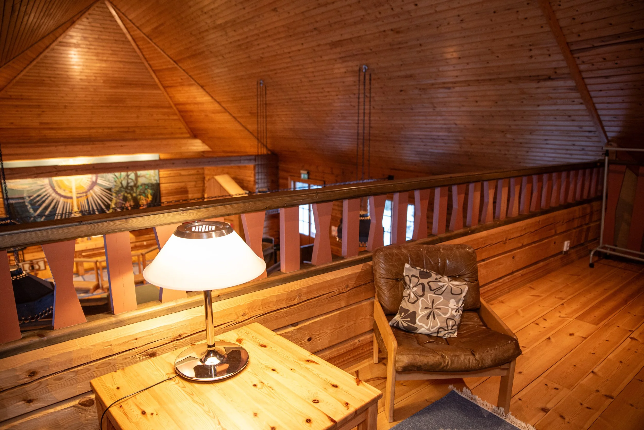 Fjällkyrkan läktare