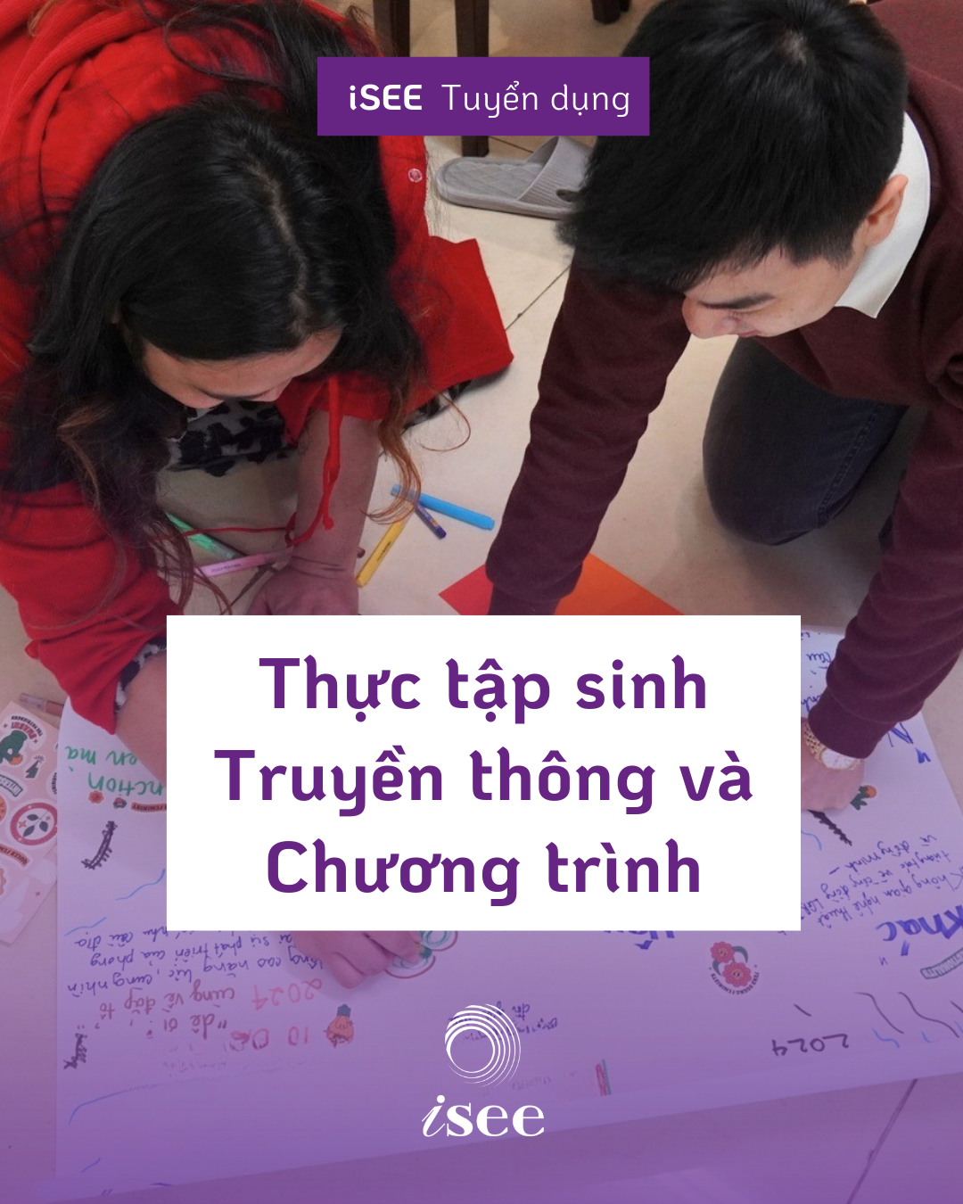 [Hạn: 15/03/2026] Tuyển dụng Thực tập sinh Truyền thông và Chương trình