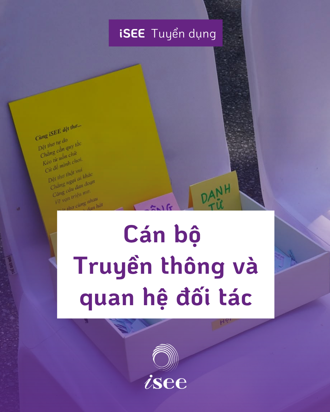 [Hạn: 27/09/2026] Tuyển dụng Cán bộ Truyền thông và Quan hệ đối tác