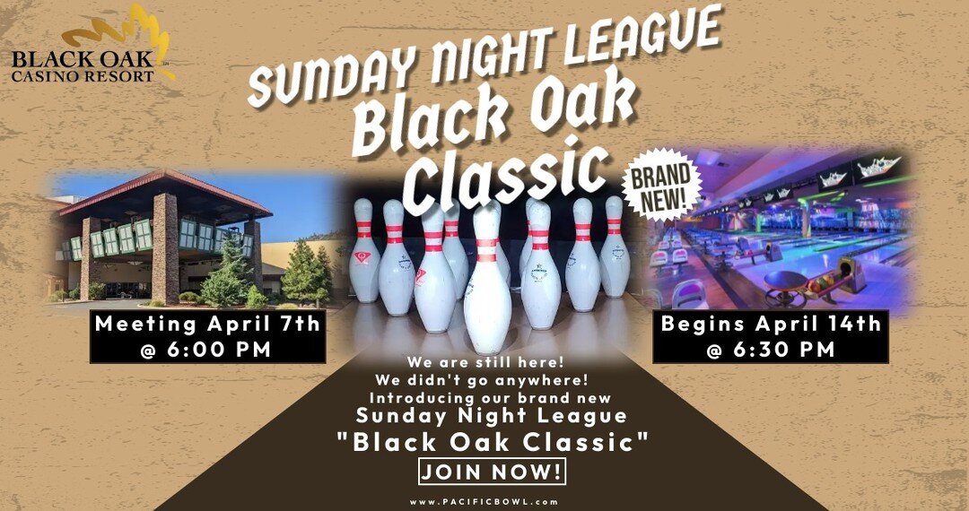 Quick Reminder, the Black Oak Classic Meeting is Tonight!
If you are interested come on down to the meeting at 6:00 PM and we can answer all the questions you might have.
See you tonight!