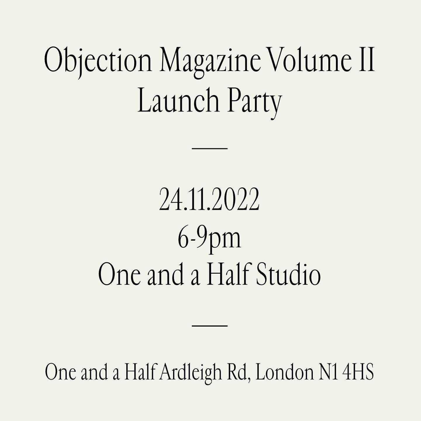 Join us on Thursday to celebrate the launch of our new issue! 🍸

We can&rsquo;t wait to see you at @oneandahalfstudios 

Special thanks to our sponsors @bellewetherspirits @jukescordialities 💫