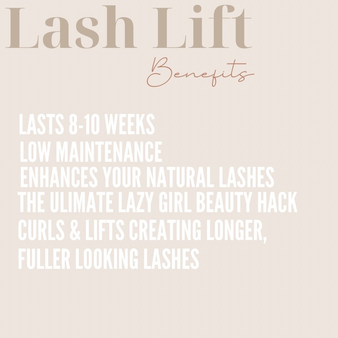 Just in case you need a little more persuasion to get a lash lift&hellip; I&rsquo;ll just leave this here 🤷🏻&zwj;♀️👀

You&rsquo;re only one click away from having drool worthy lashes, click BOOK to secure a time.