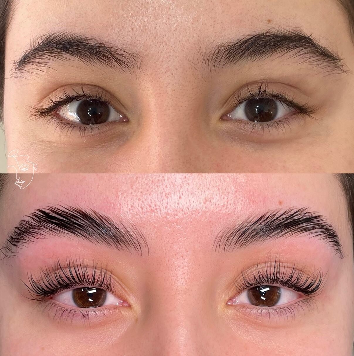 We&rsquo;ve been a little quiet on here recently, but that doesn&rsquo;t mean we aren&rsquo;t cooking up MAGIC in the salon 🪄 💇&zwj;♀️ 

A lash lift &amp; brow lamination combo 🥵