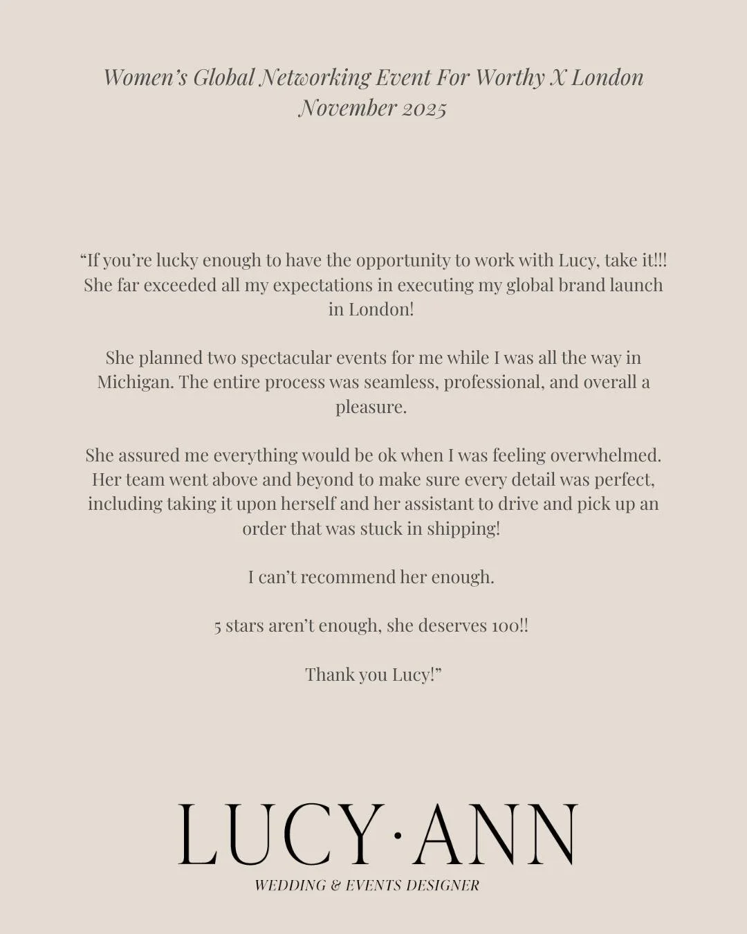 Thank you to the incredible @bridjetmorris for trusting me with her International Women&rsquo;s Networking Event in London last weekend. Across two unforgettable days, the rooms were filled with powerhouse women, visionary speakers, and exceptional p