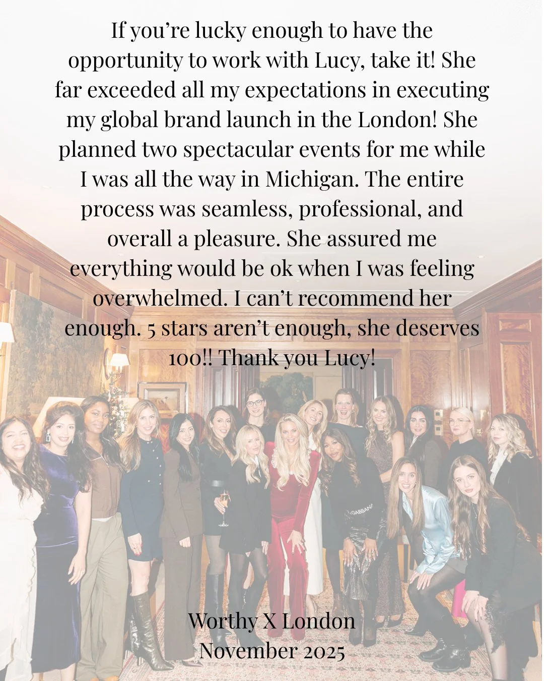 A huge thank you to the wonderful @bridjetmorris for such a kind review. It was an absolute pleasure organising your Worthy London event.

This is exactly why we love working with brands and creating events with purpose, curating meaningful experienc