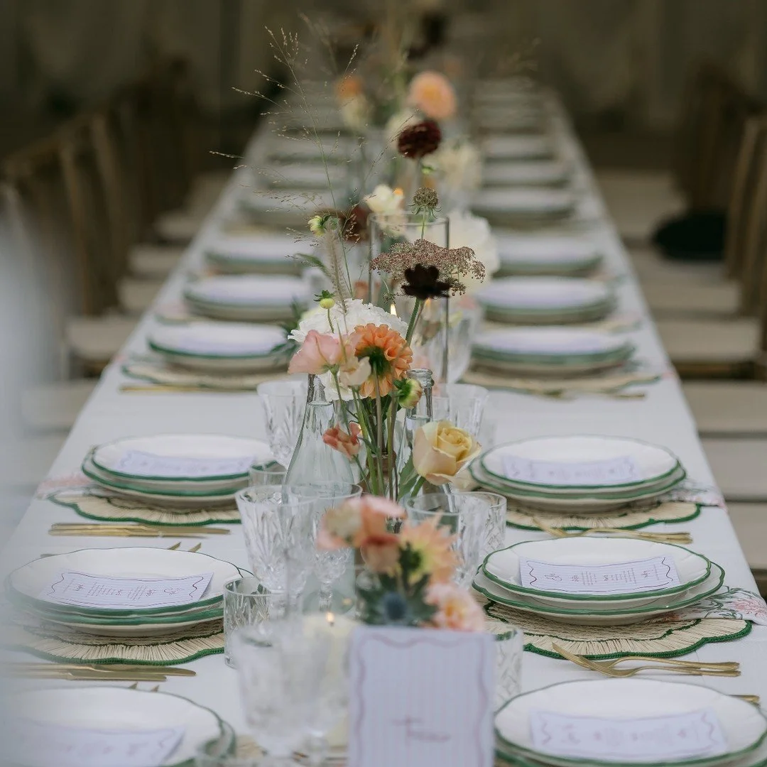 What table layout should we go with?

This is one of the questions I am asked most often by couples during the wedding planning process. The answer is rarely as simple as choosing between round tables or long tables. Your layout should work with your