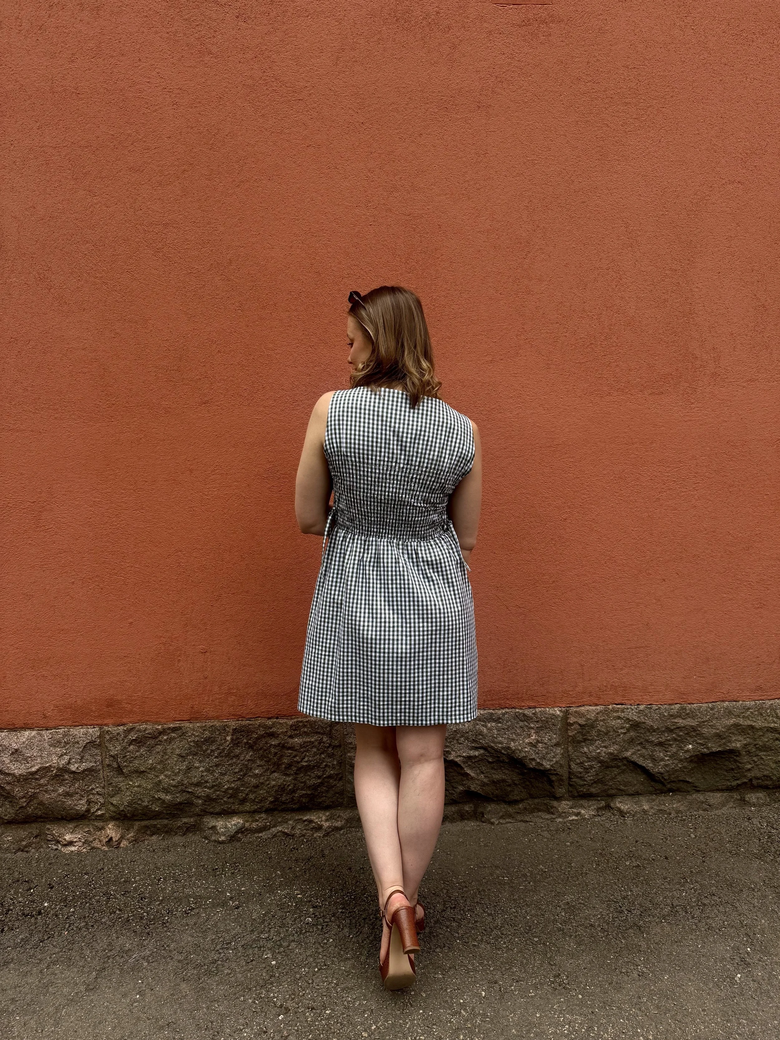check dress forest green_back_2.jpg