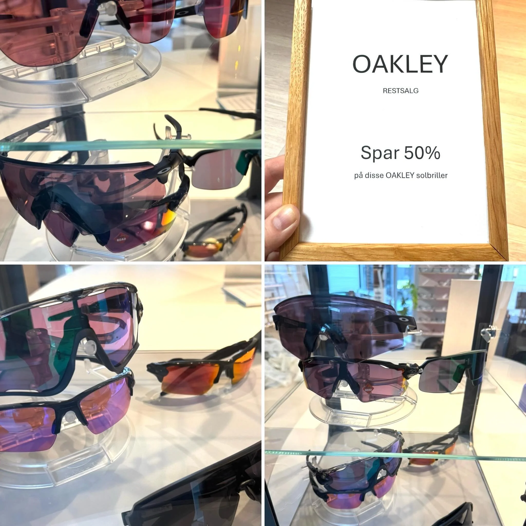 OAKLY RESTSALG - 50 %

Vi rydder op samtidig med vi bygger om og roder lidt&hellip;. 

SPAR 50 % P&Aring; OAKLY BRILLERNE, som vi har udstillet i vores butiksvindue

#visitthy #thymors #klitmoller #briller brillehuset 
thisted