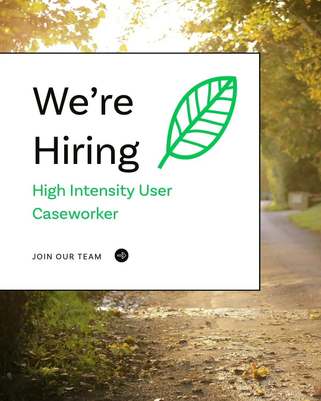 Apply to join our Oxfordshire Floating Support service as a High Intensity User Caseworker 🍃

This is an opportunity to be part of a dedicated team working alongside individuals to empower recovery, build resilience, and create positive change in th