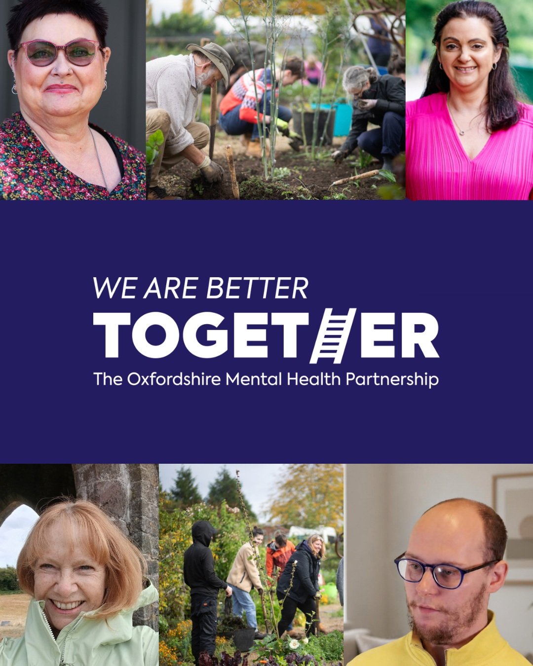 Saturday was World Mental Health Day, so the Oxfordshire Mental Health Partnership is sharing the words of the people who use and shape our services.

Across the partnership, we recognise that lived experience is essential to how we design, deliver a