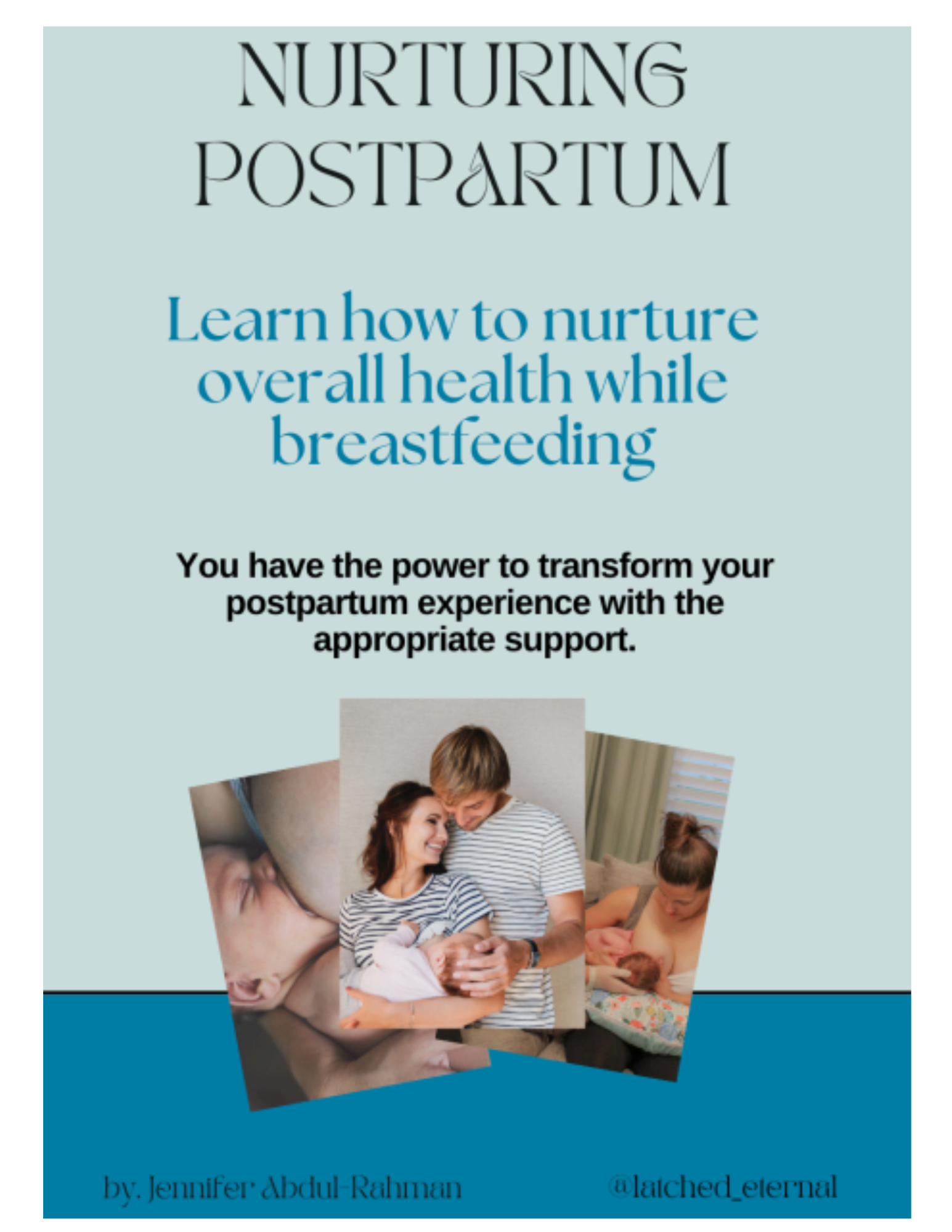 Nurturing Postpartum: Learn how to nurture overall health while breastfeeding