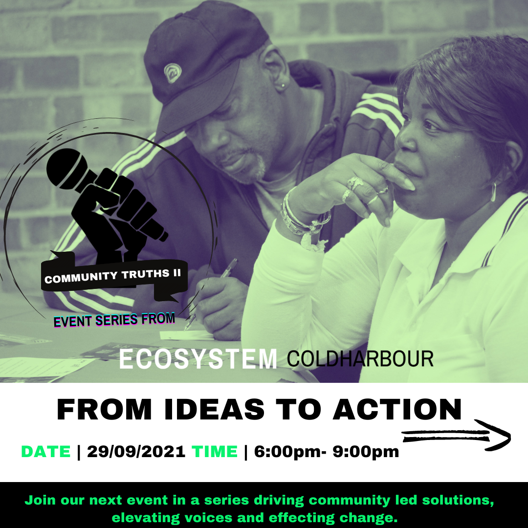 Community Truths Event II // Wednesday 29th September
