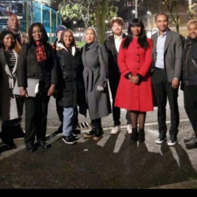 It was a pleasure to have Lambeth CEO Bayo Dosunmu and local councillors in our community last week for a walkabout with Angell Town residents.  Hearing first hand what some of the needs are will make it easier for the CEO to prioritise community nee