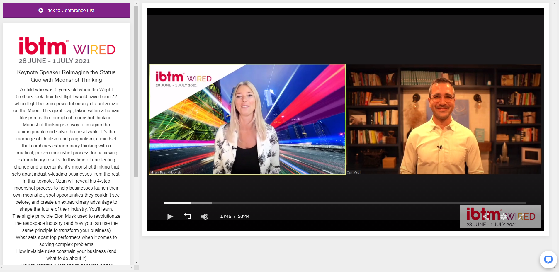 Results of inaugural IBTM Wired revealed