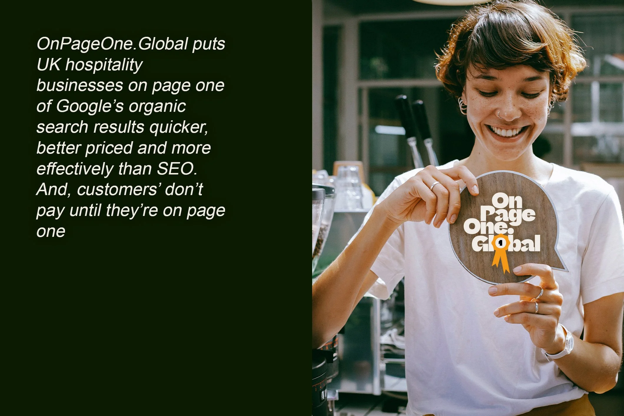 Quicker, Better Value and More Effective than SEO: OnPageOne.Global puts Hospitality Businesses in their Preferred Position