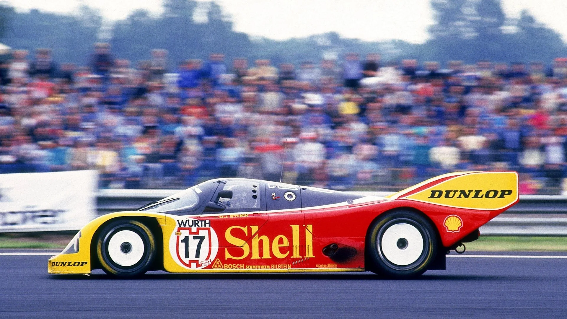 962 C with Hans-Joachim Stuck as driver at the 1987 Supercup