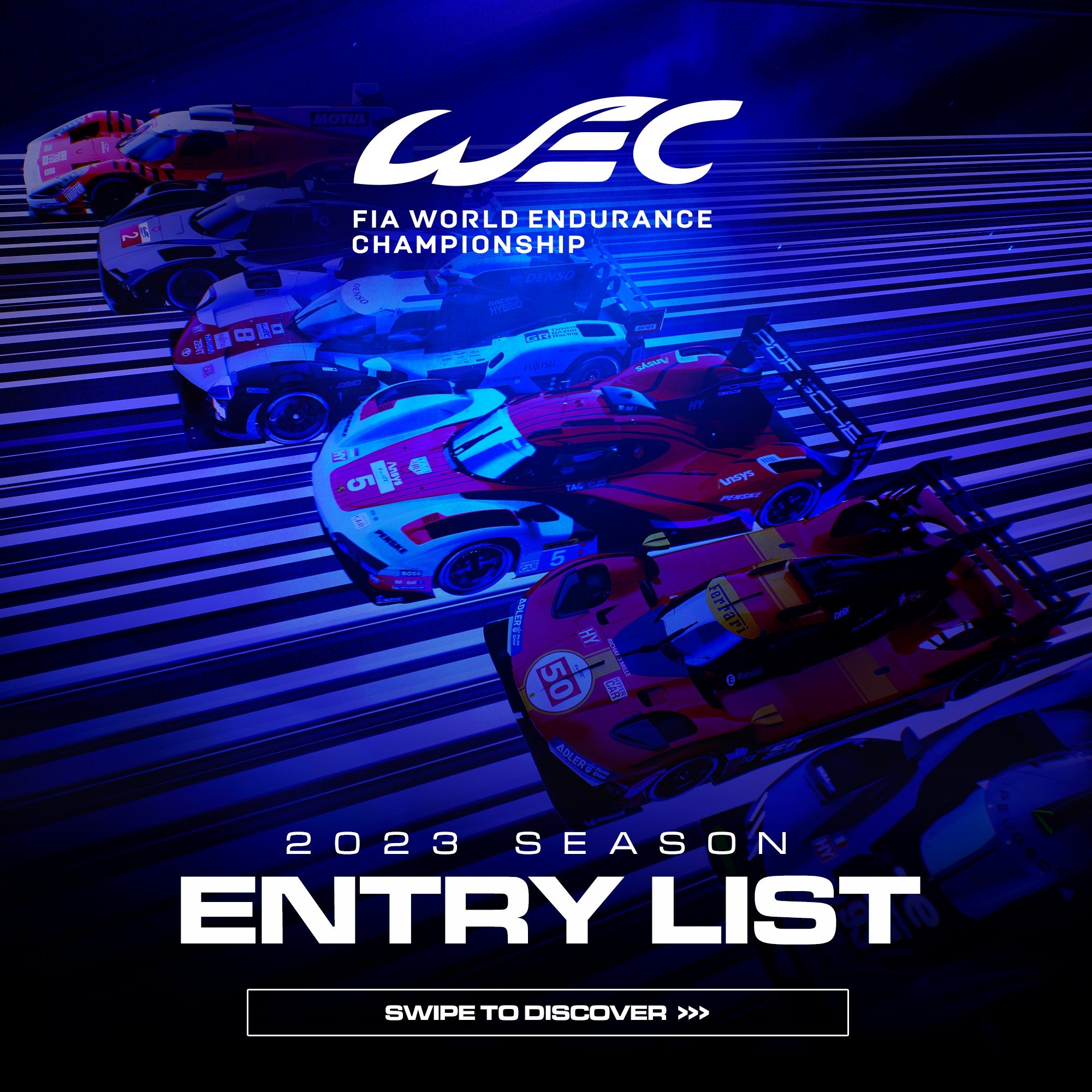 2023 World Endurance Championship entry list announced