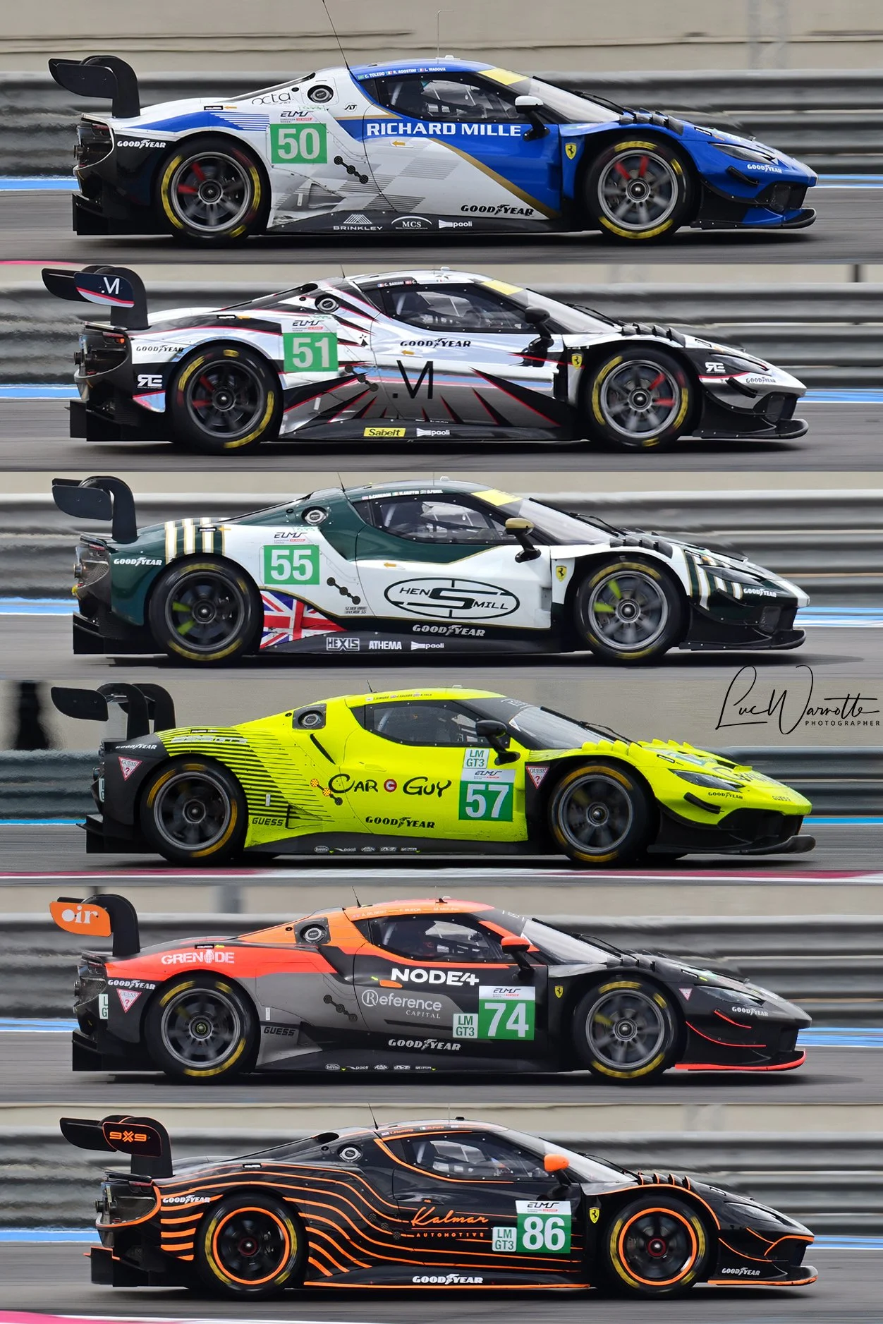 Six Ferrari 296 GT3 in the ELMS for 2026 season