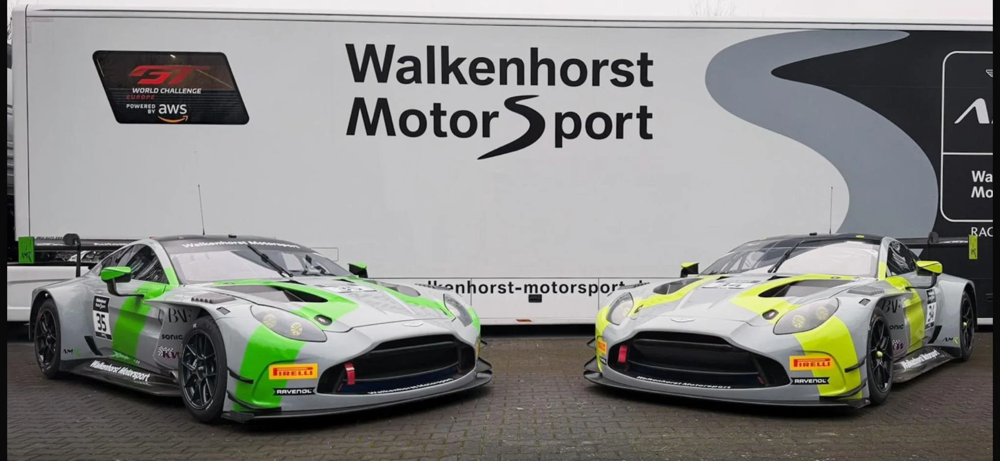 Walkenhorst's two Aston Martin at NUR24 and NLS