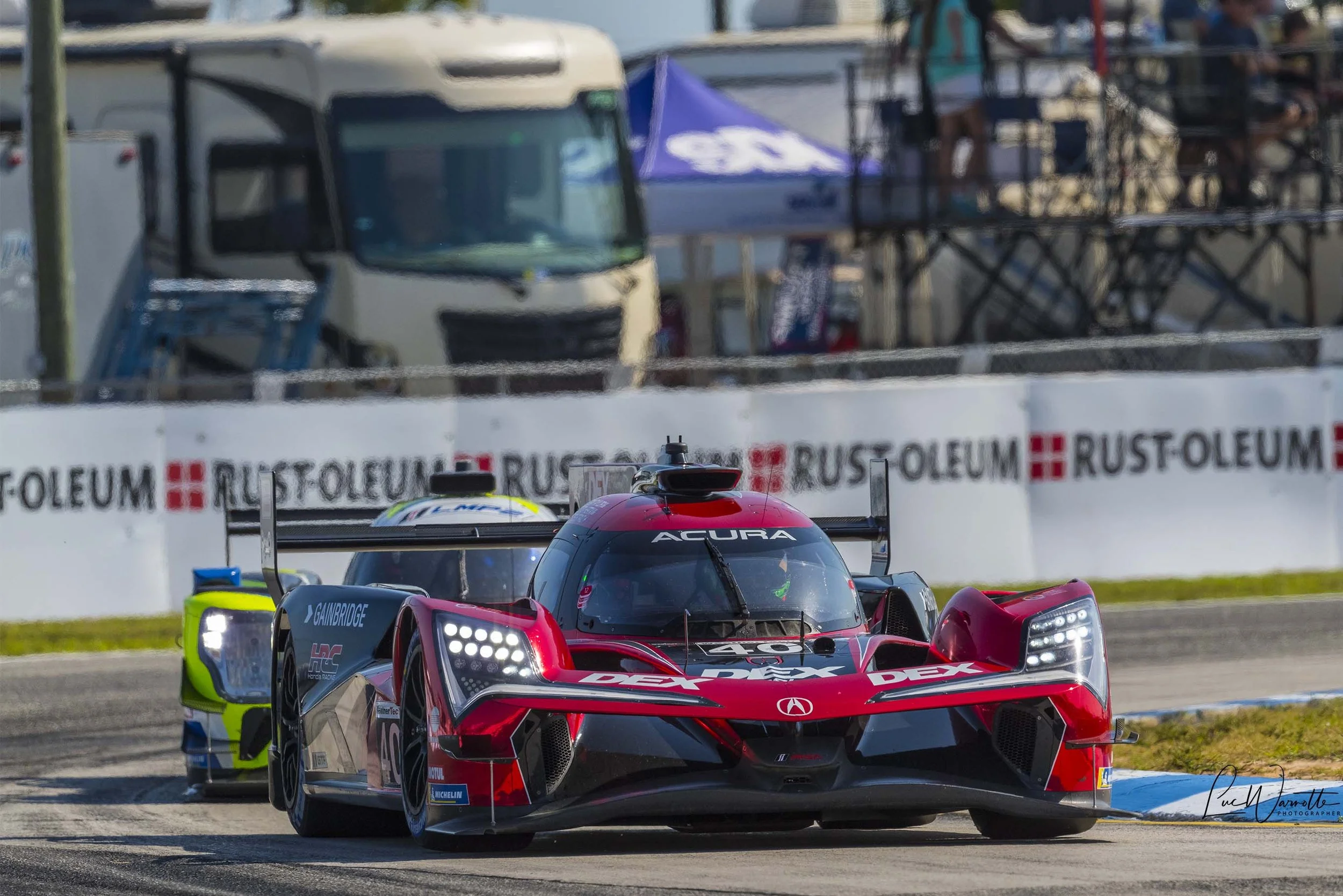 Acura with two ARX-06 at Sebring