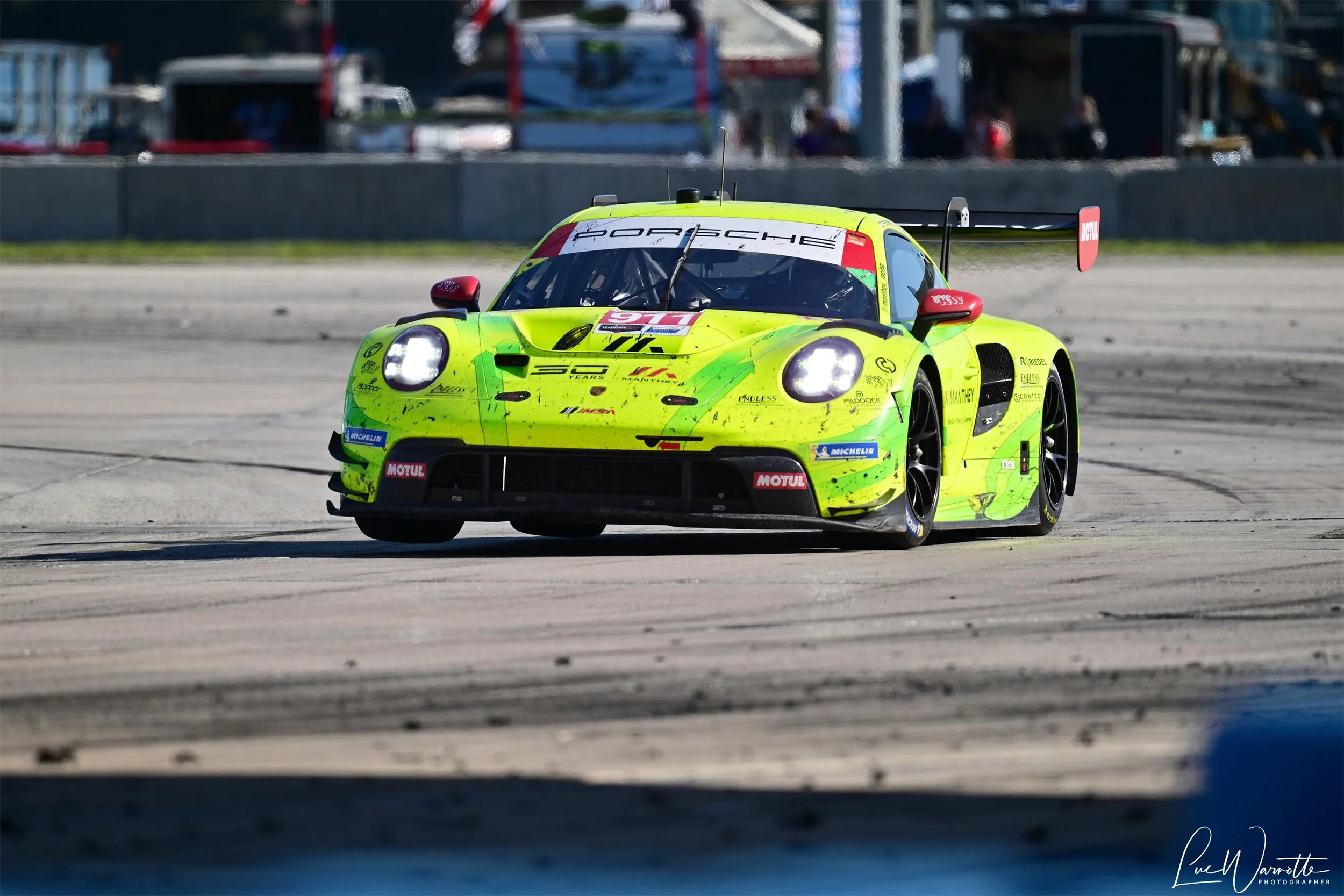 Porsche 911 GT3 R 1-2 finish in GTD Pro