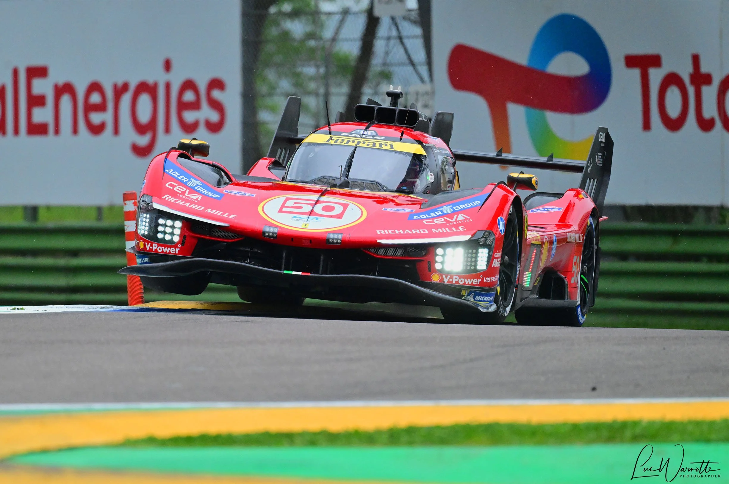 Ferrari on top of Imola's WEC Prologue