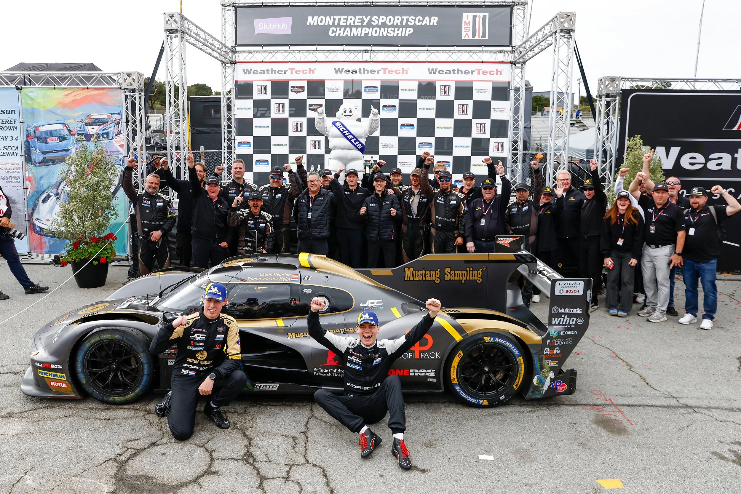 Porsche wins at Laguna Seca with #5 JDC-Miller
