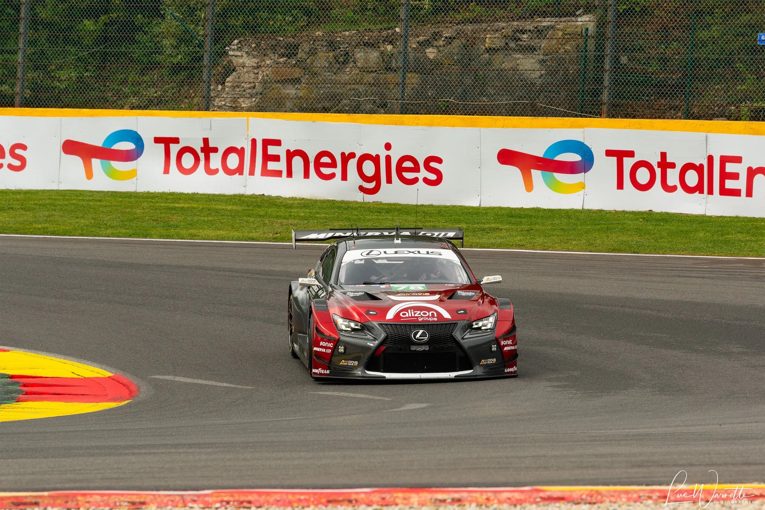 Both Lexus and Mustang in top 5 LMGT3 at Spa