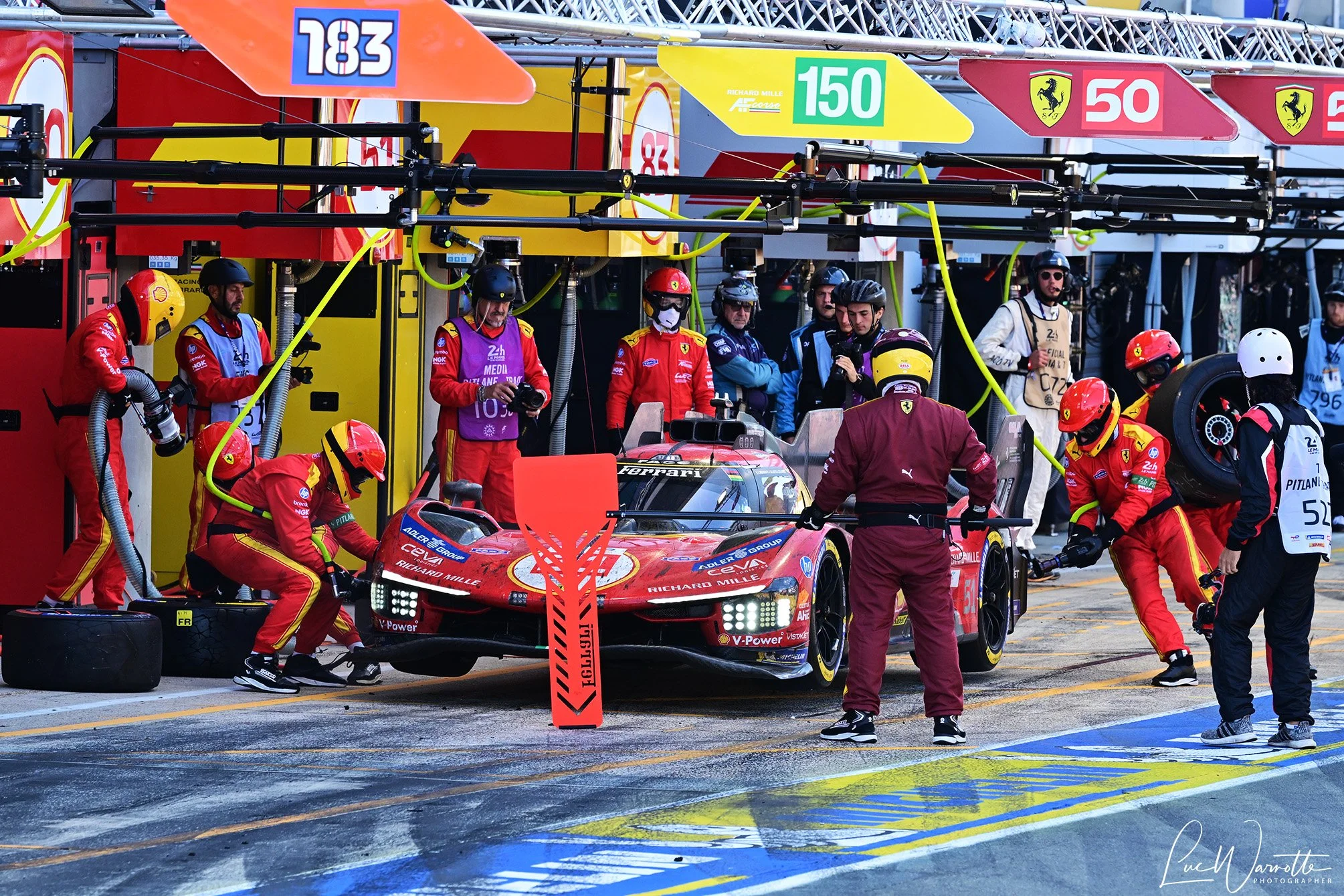 The Ferrari 499Ps back on track at Interlagos
