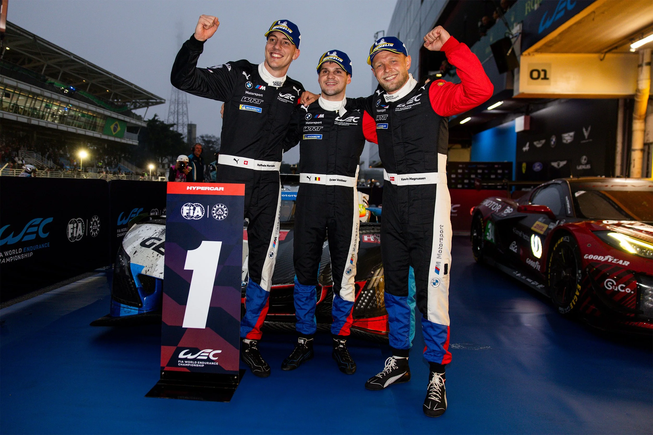 BMW-Ferrari-Cadillac podium at 6 Hrs of Sao Paulo