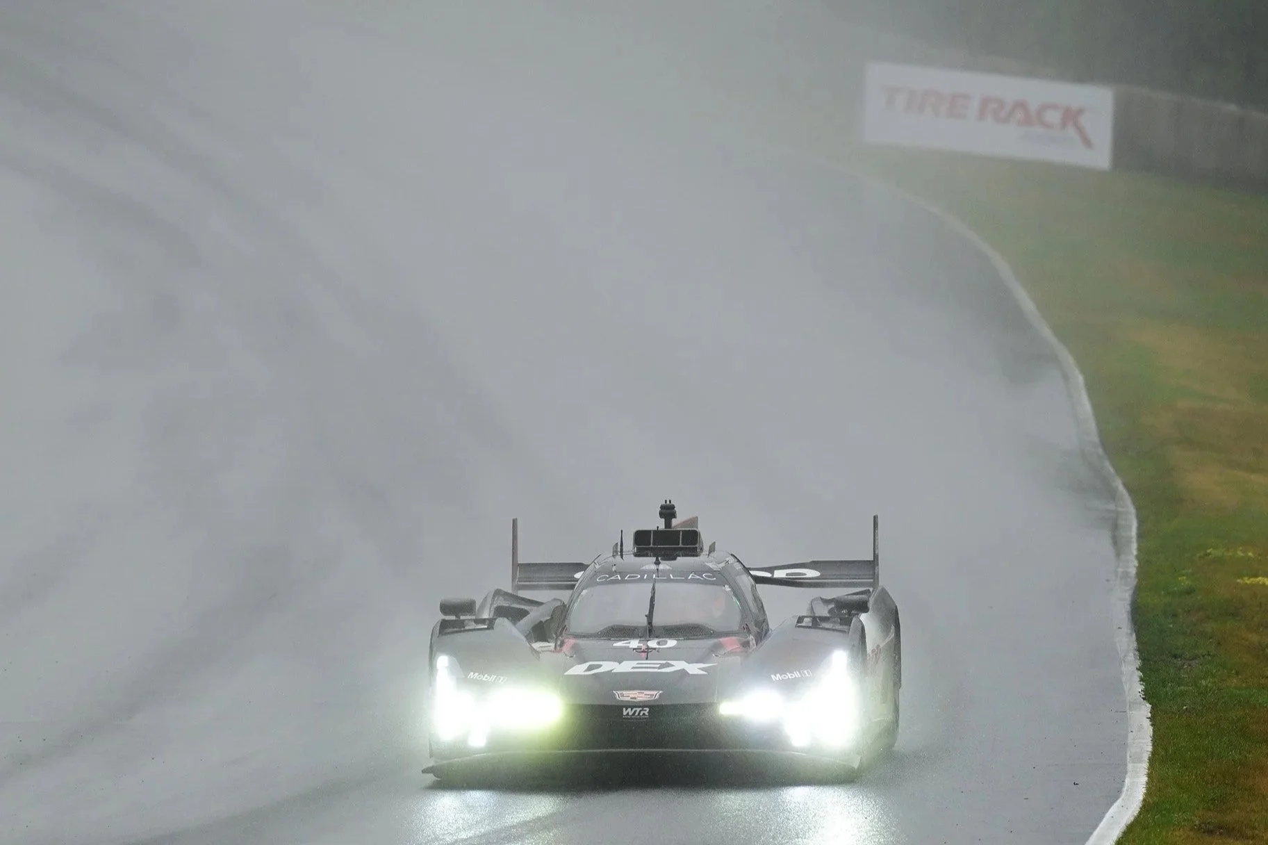 Jordan Taylor fastest in wet Road America during P2