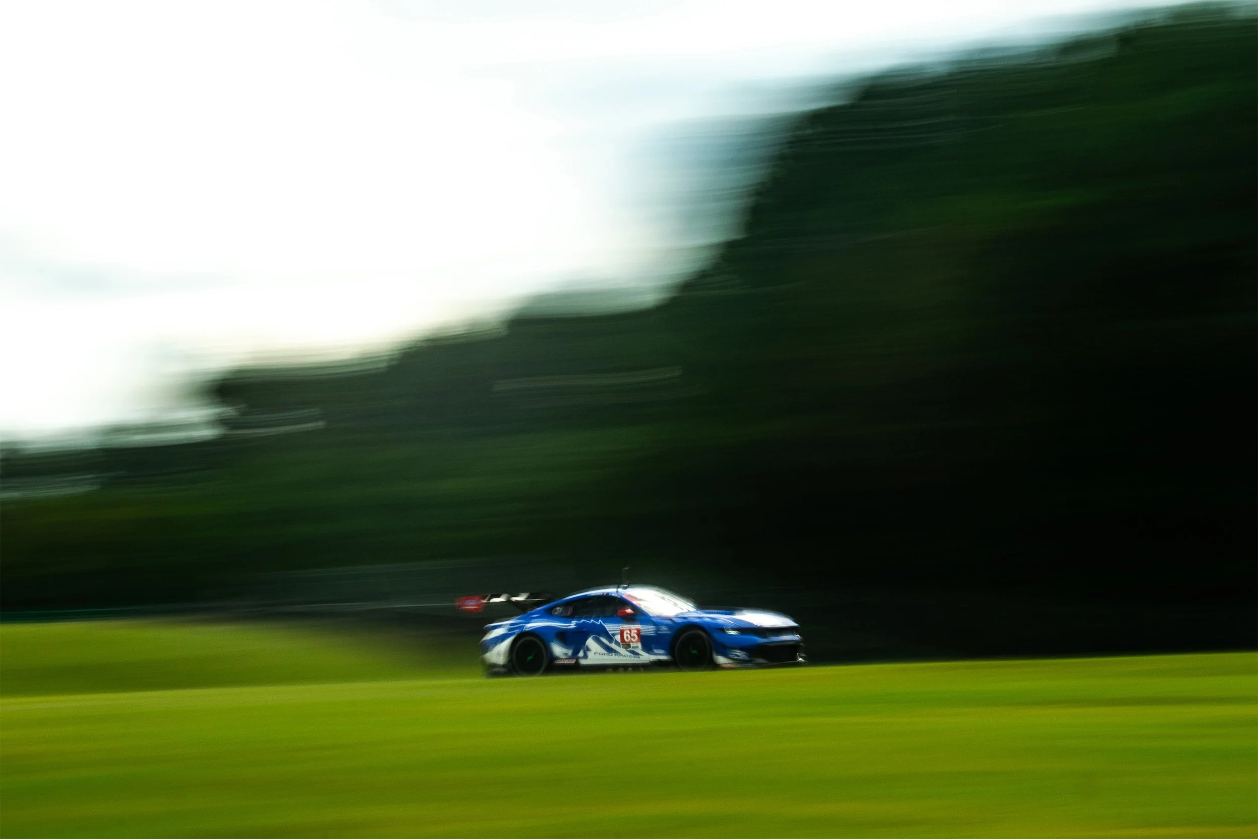Both Ford Mustang topped FP1 GTD PRO at VIR