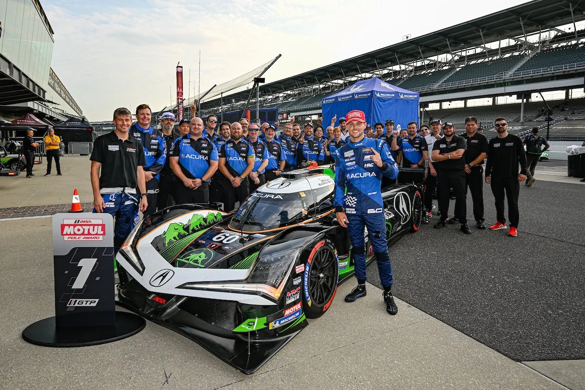 Blomqvist puts Acura in Battle on the Bricks' pole