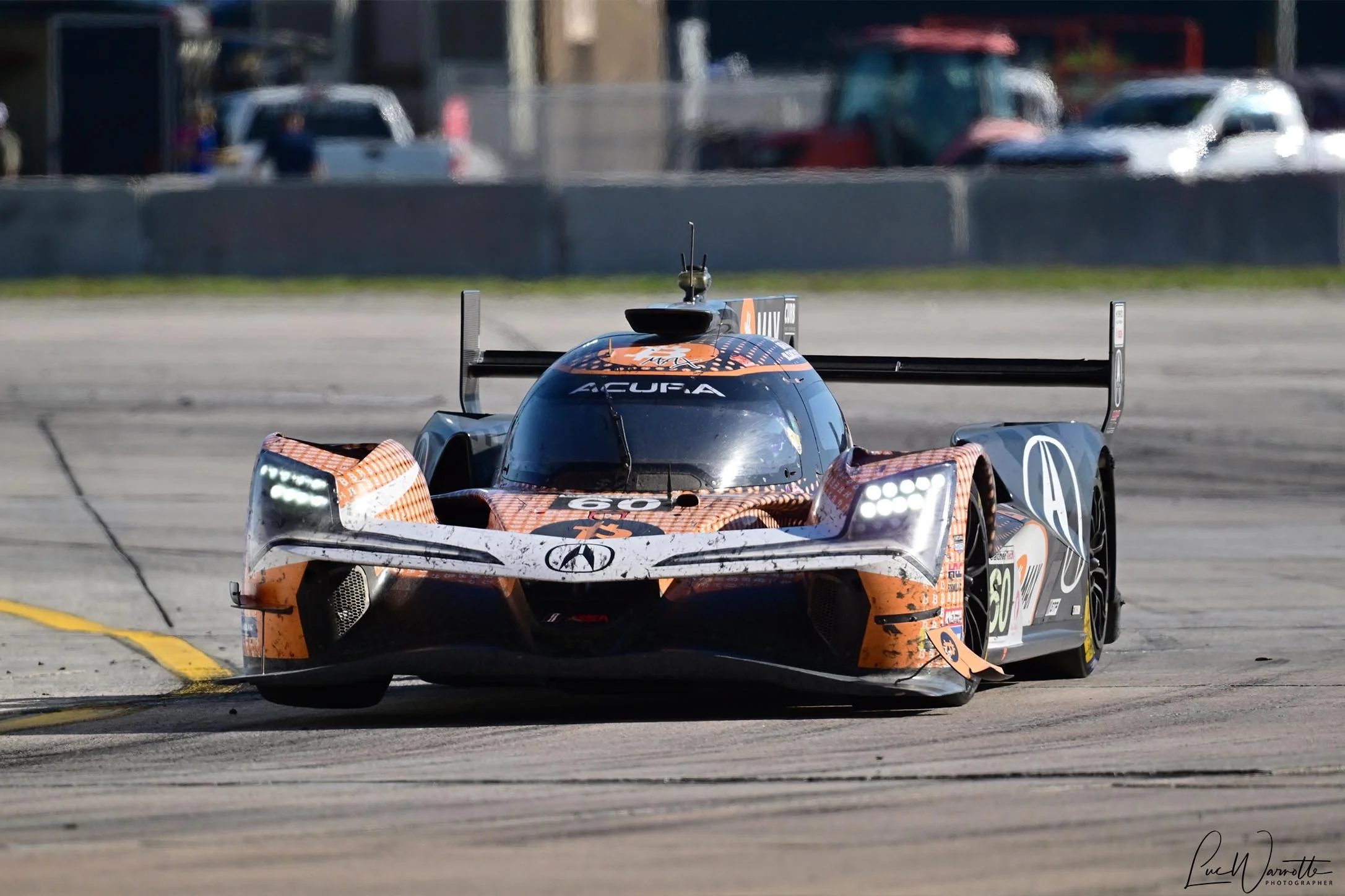 #60 Acura Meyer Shank Racing with Curb Agajanian Acura ARX-06. Tom Blomqvist, Colin Braun, Scott Dixon.
