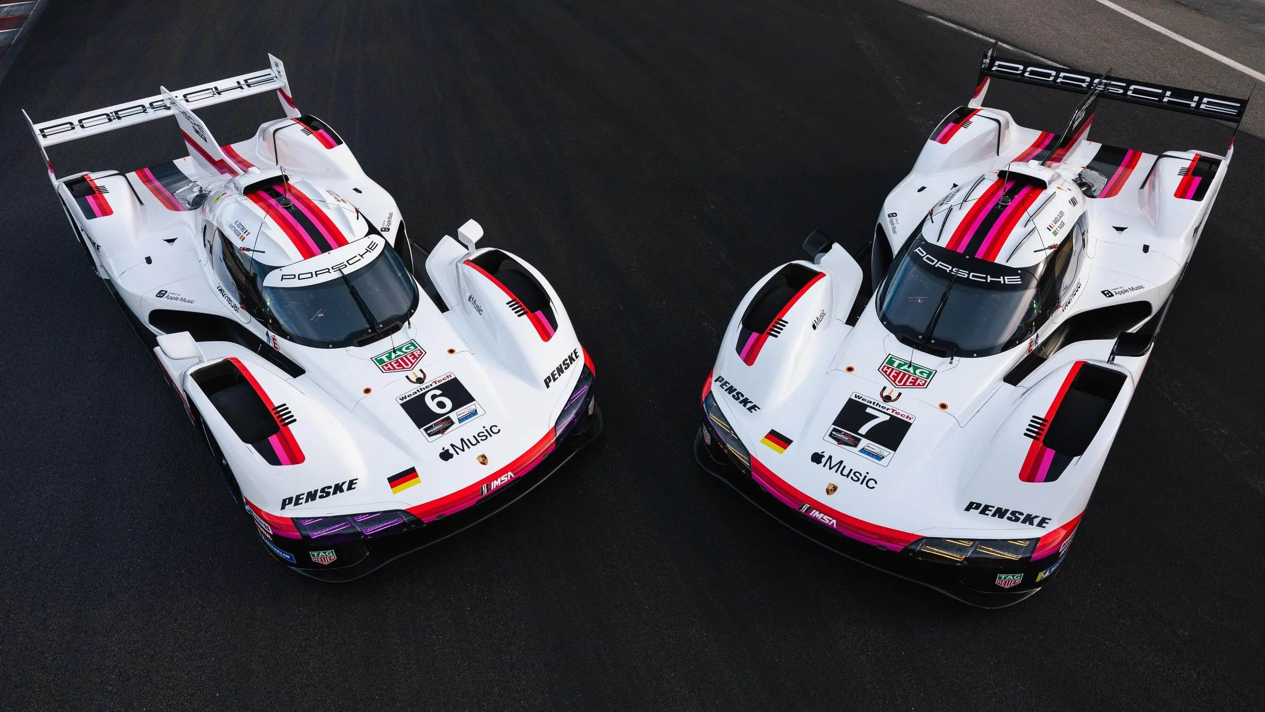 Both Porsche Penske Motorsport 963 livery for Long Beach