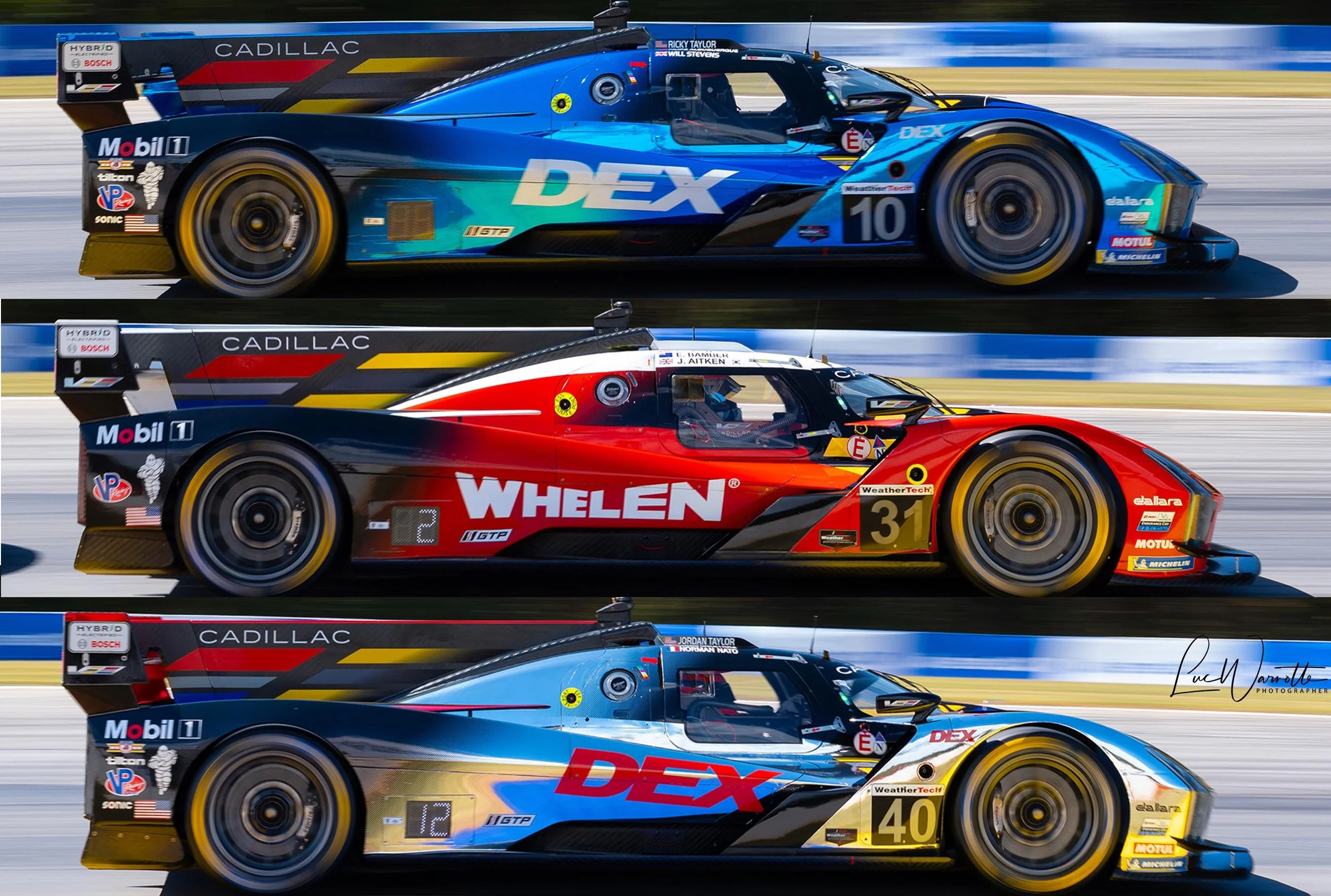 Three Cadillac Racing Cadillac V-Series.R