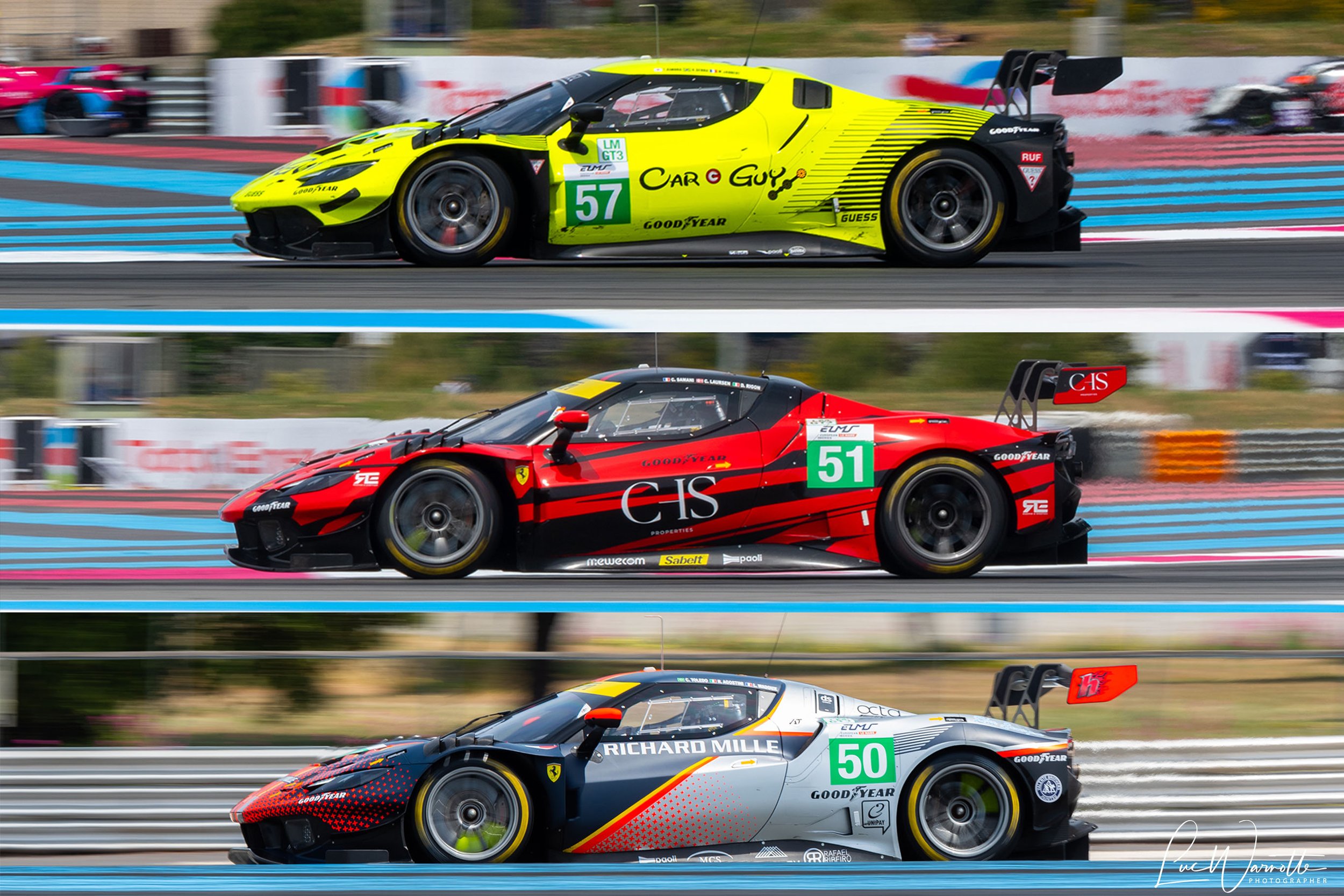 Top three Ferrari 296 LMGT3