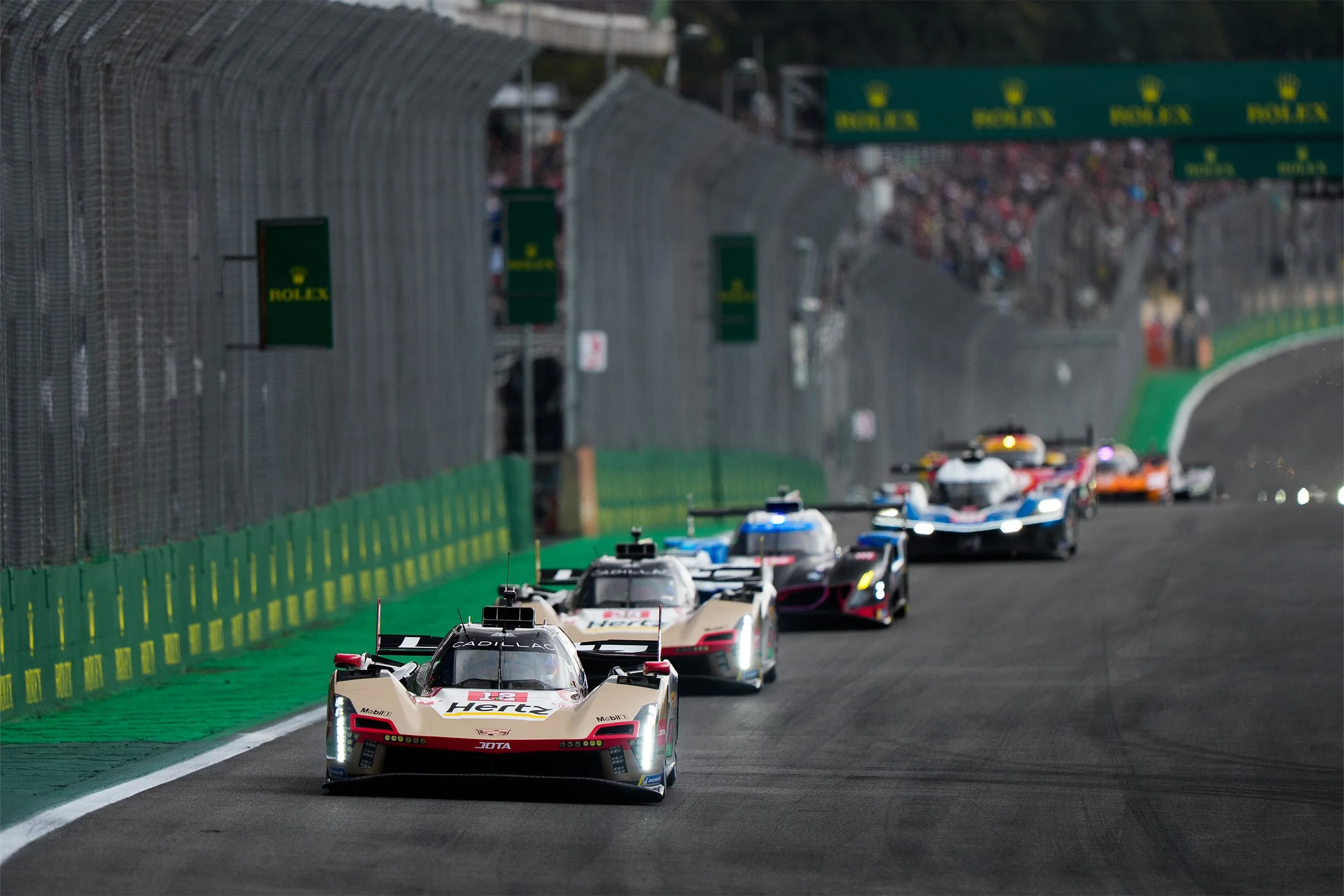 Both Cadillac V-Series.R leading the pack
