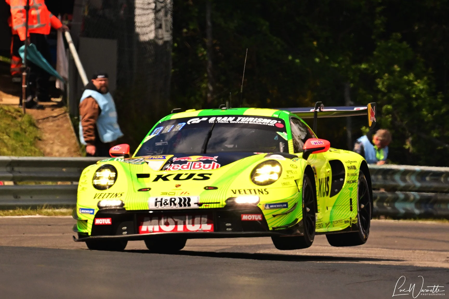 #911 “Grello” yellow Porsche 911 GT3 R