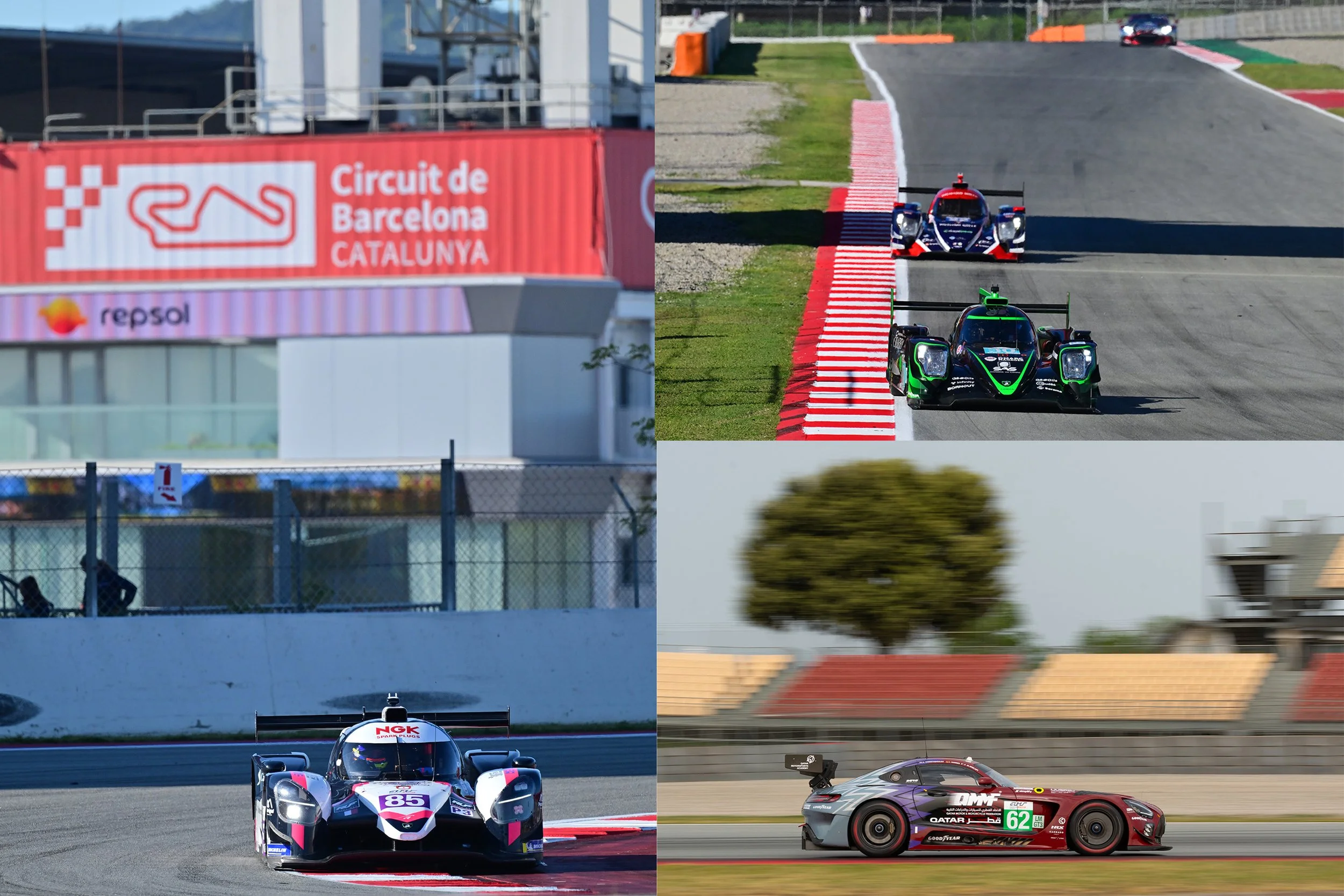 #85 Race GP, #22 United Autosport, #30 Duqueine, #62 Qatar Team by Iron Lynx