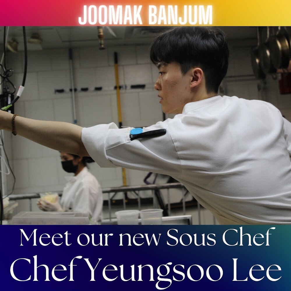 New Sous Chef Yeungsoo Lee!!