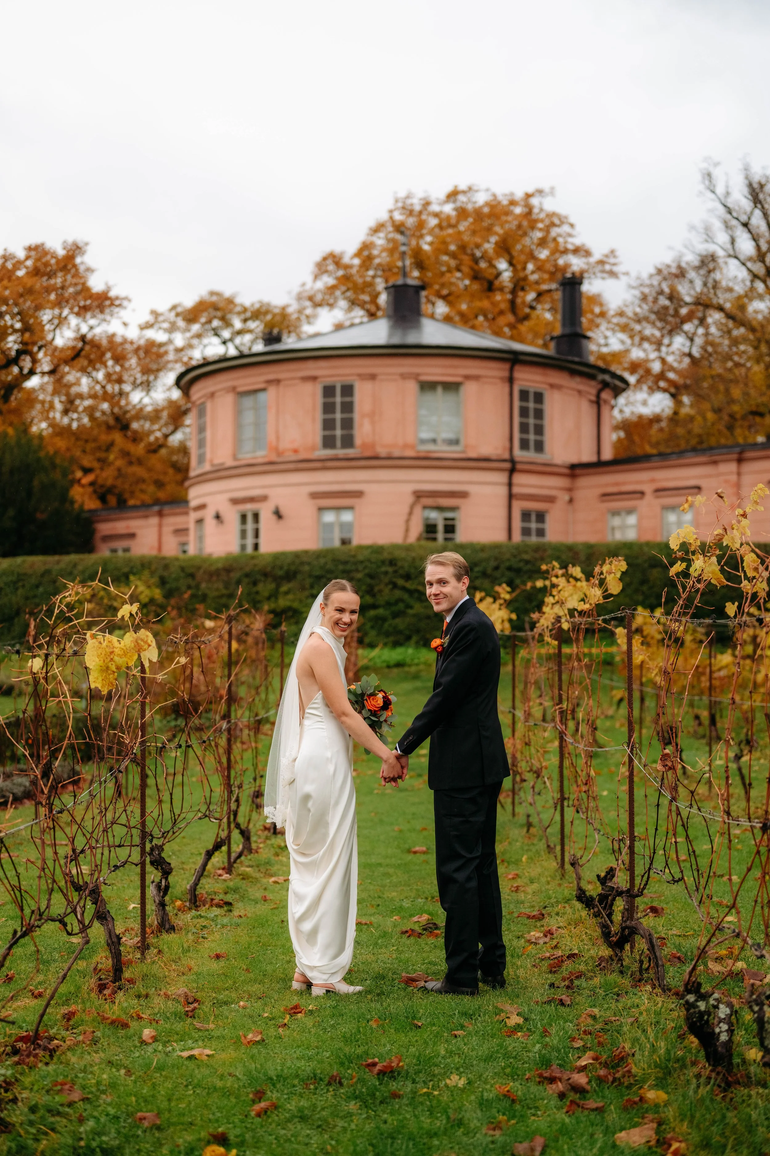 bröllopsfotograf rosendals trädgård 