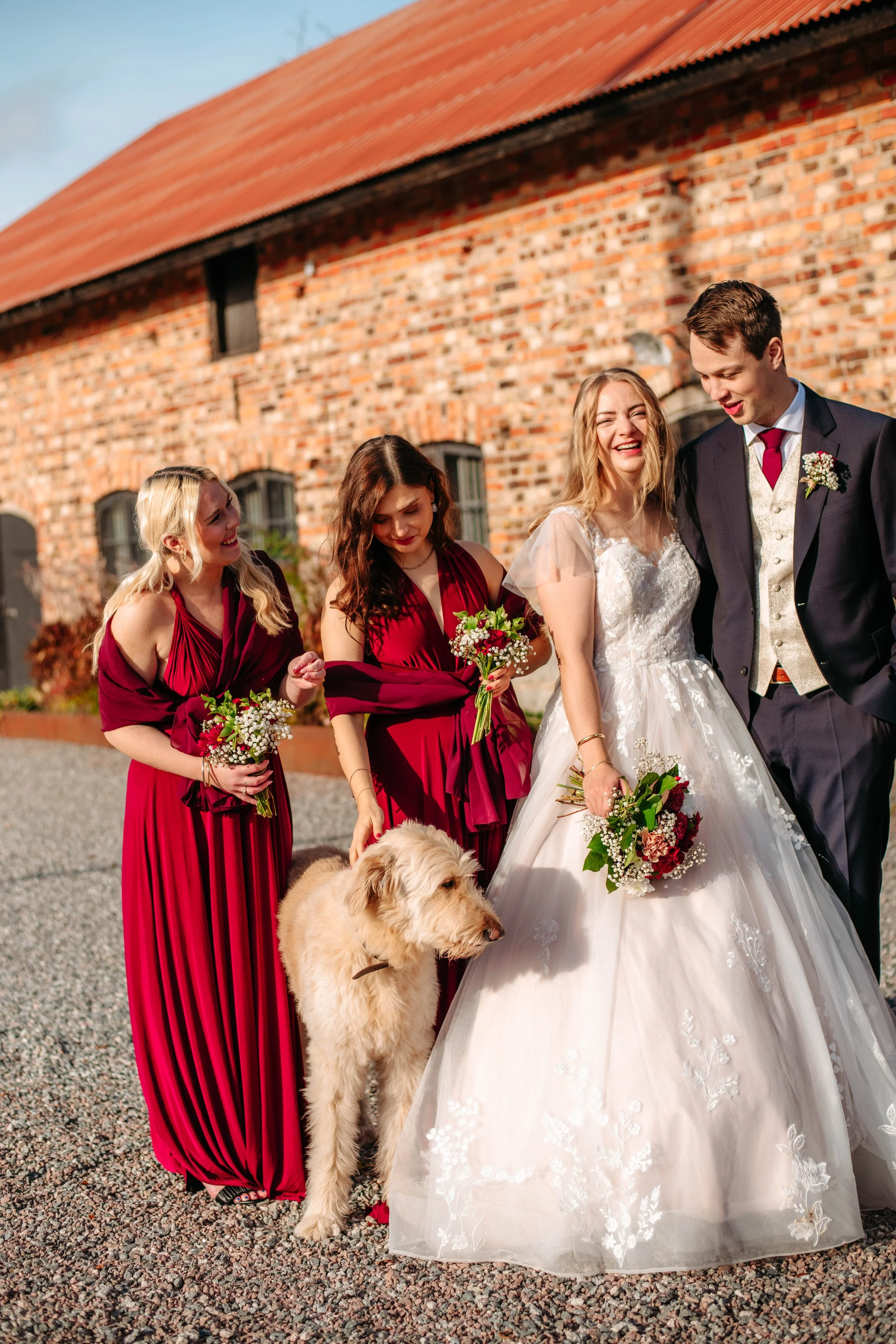 bröllopsfotograf hund 